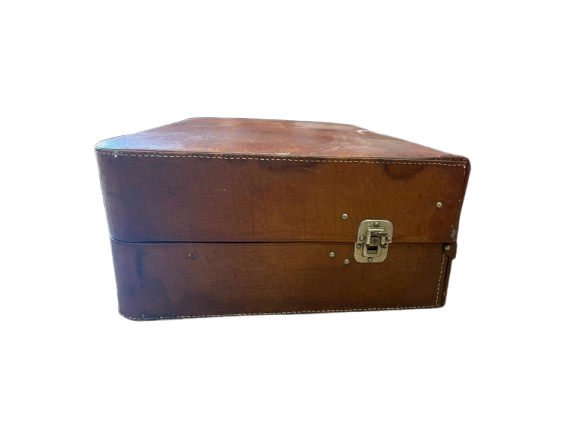 Maletín Vintage de Cuero Marrón - Imagen 2