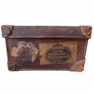 Maleta Vintage con Etiqueta Hotel Atlantic Berlin