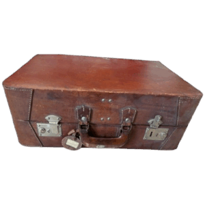 Maletín Vintage de Cuero Marrón