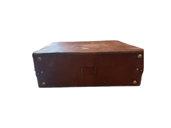 Maletín Vintage de Cuero Marrón - Imagen 3