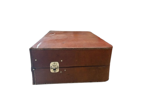 Maletín Vintage de Cuero Marrón - Imagen 4